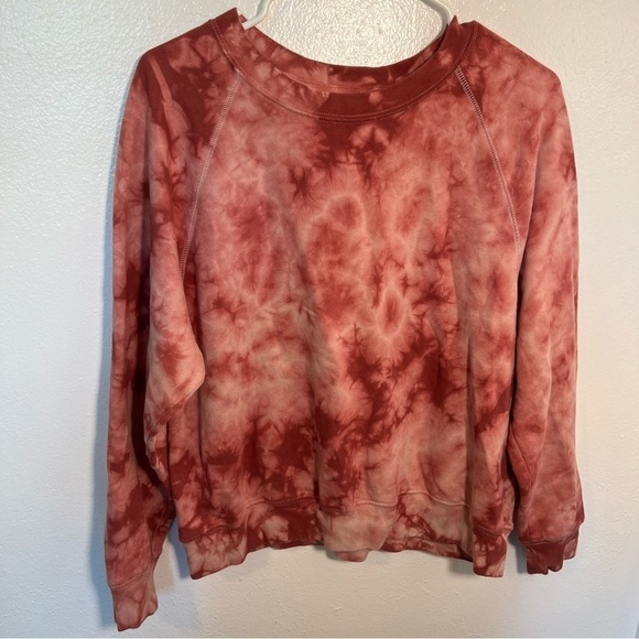 Old Navy Vintage Crewneck Sweatshirt Pink Tie Dye - Picture 8 of 13